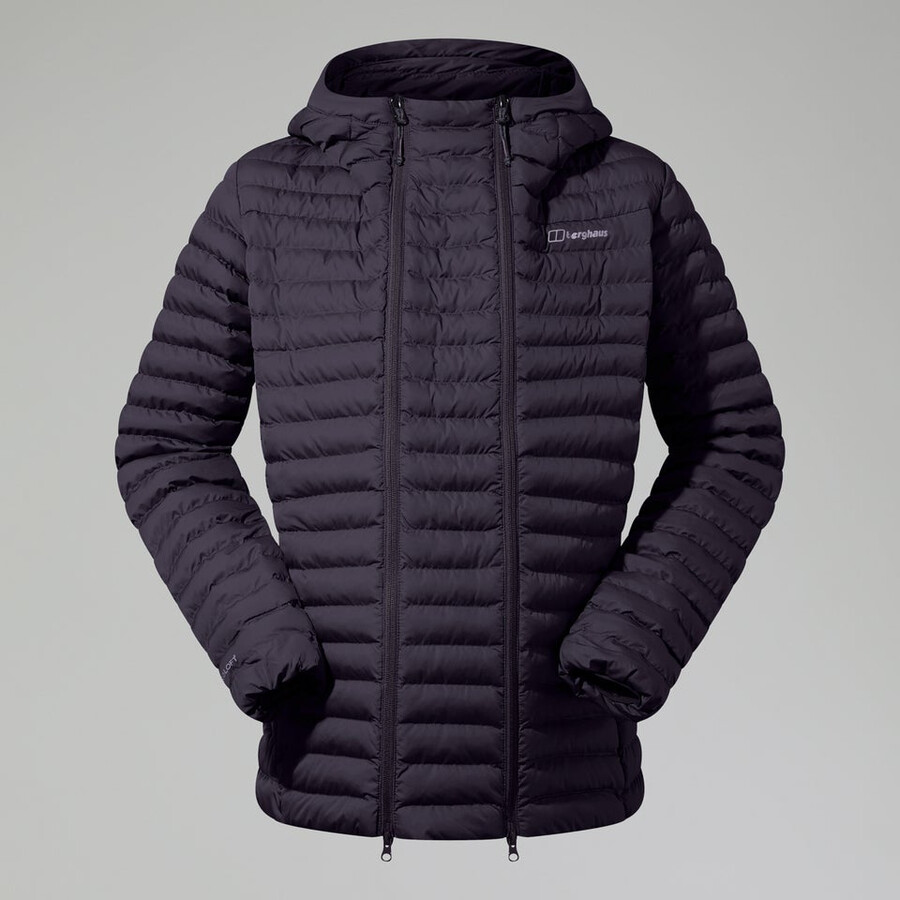 women s nula kapuzen mutterschaft-2in1-jacke - schwarz berghaus