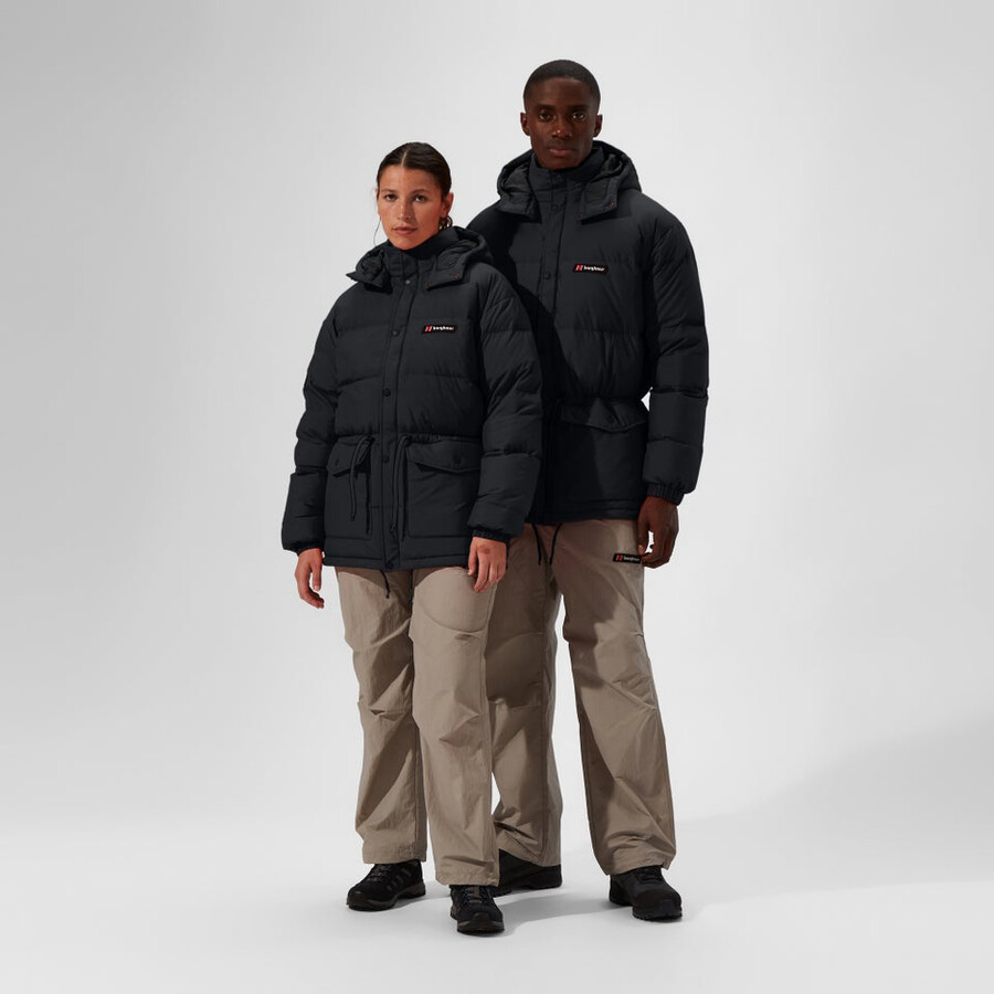 unisex lumley down jacket - black die berghaus