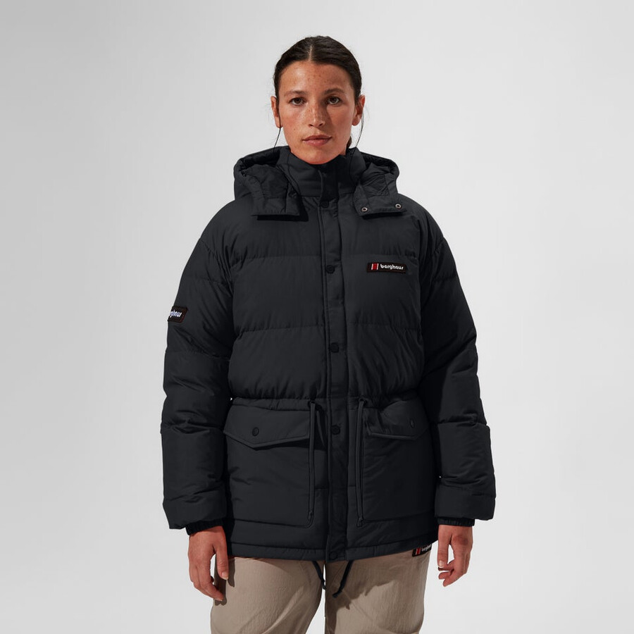 unisex lumley down jacket - black die berghaus