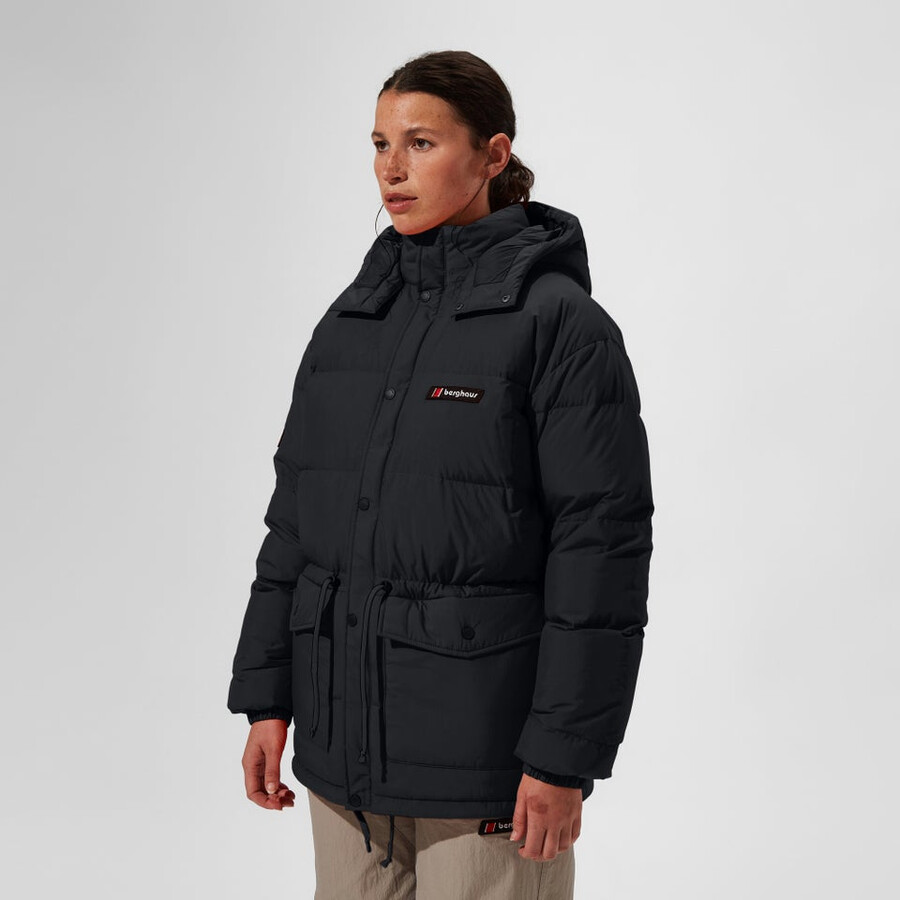unisex lumley down jacket - black die berghaus