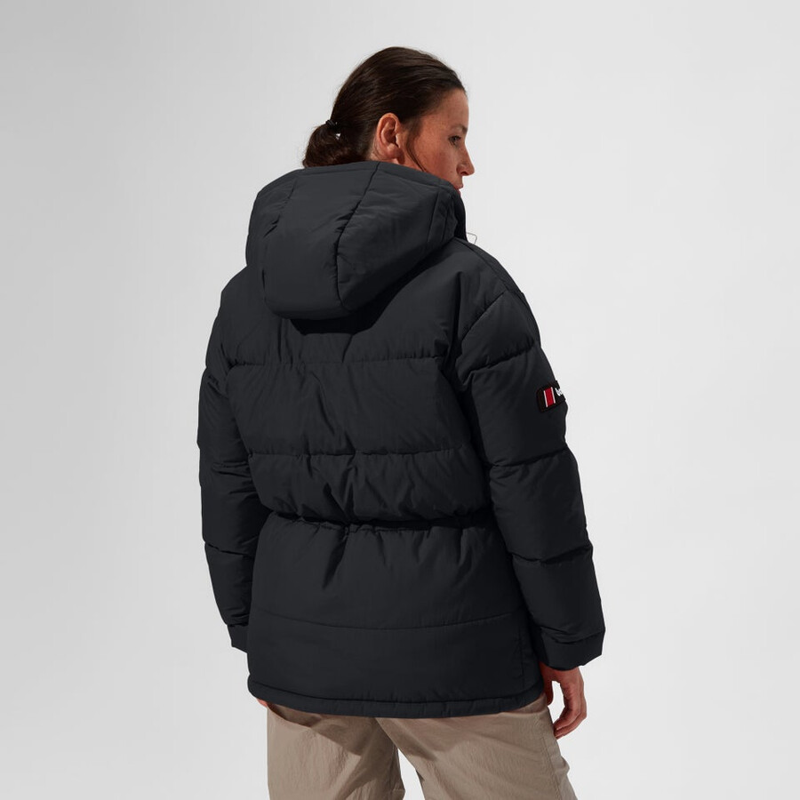 unisex lumley down jacket - black die berghaus
