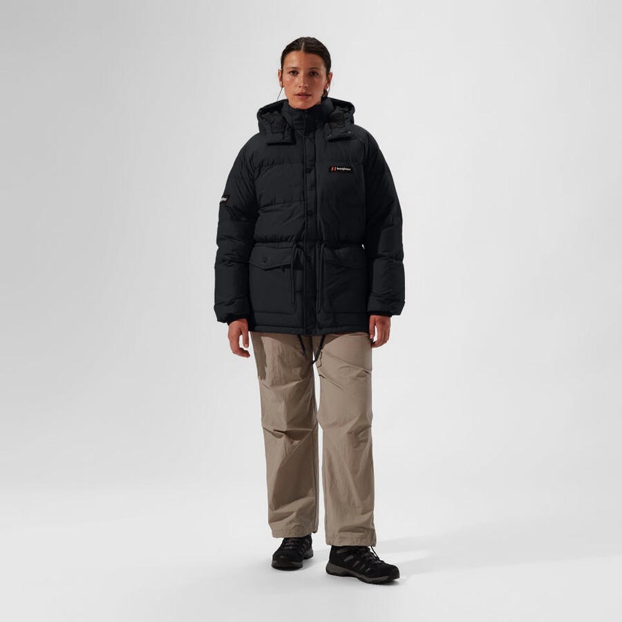 unisex lumley down jacket - black die berghaus