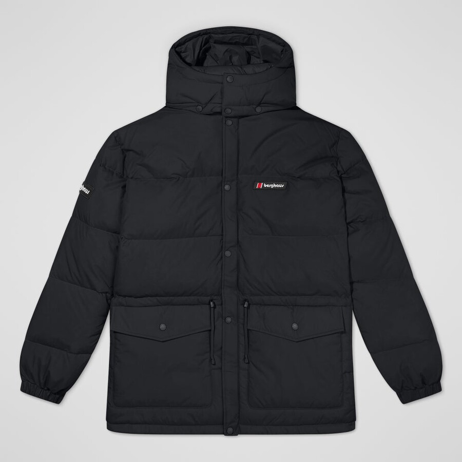 unisex lumley down jacket - black die berghaus