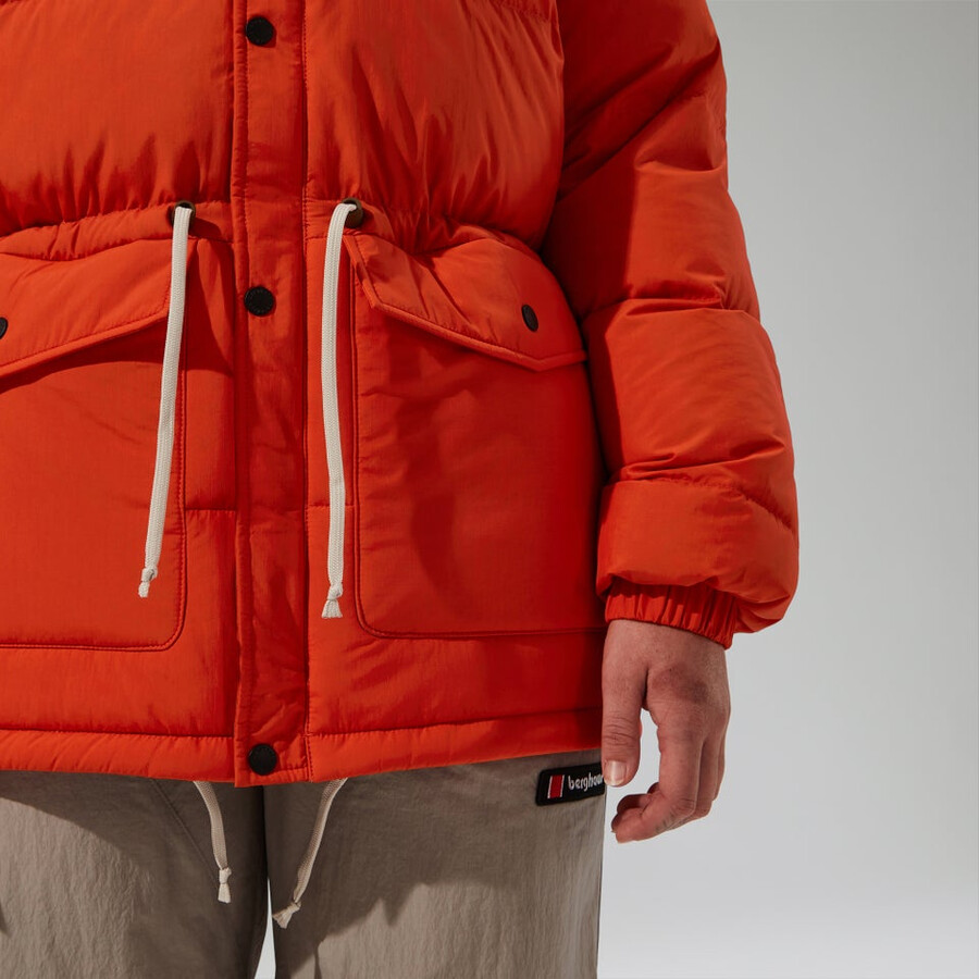 unisex lumley insulated jacket - orange berghaus