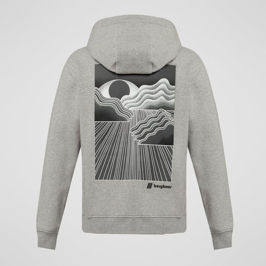 unisex dreamscape hoody - grey marl bci berghaus