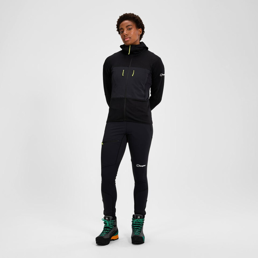 women s mtn guide alpine legging - black die berghaus