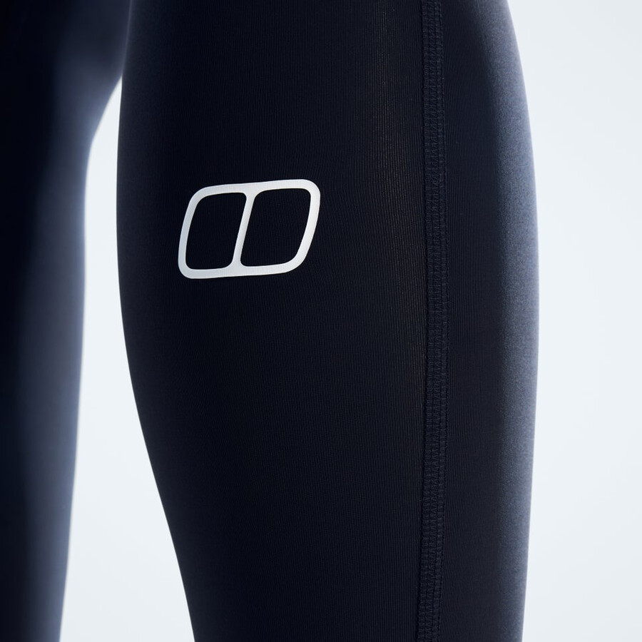 frauen farren leggings - jet black die berghaus