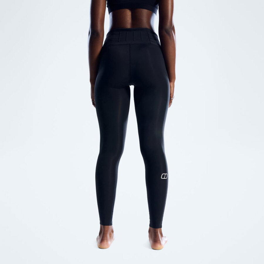 frauen farren leggings - jet black die berghaus