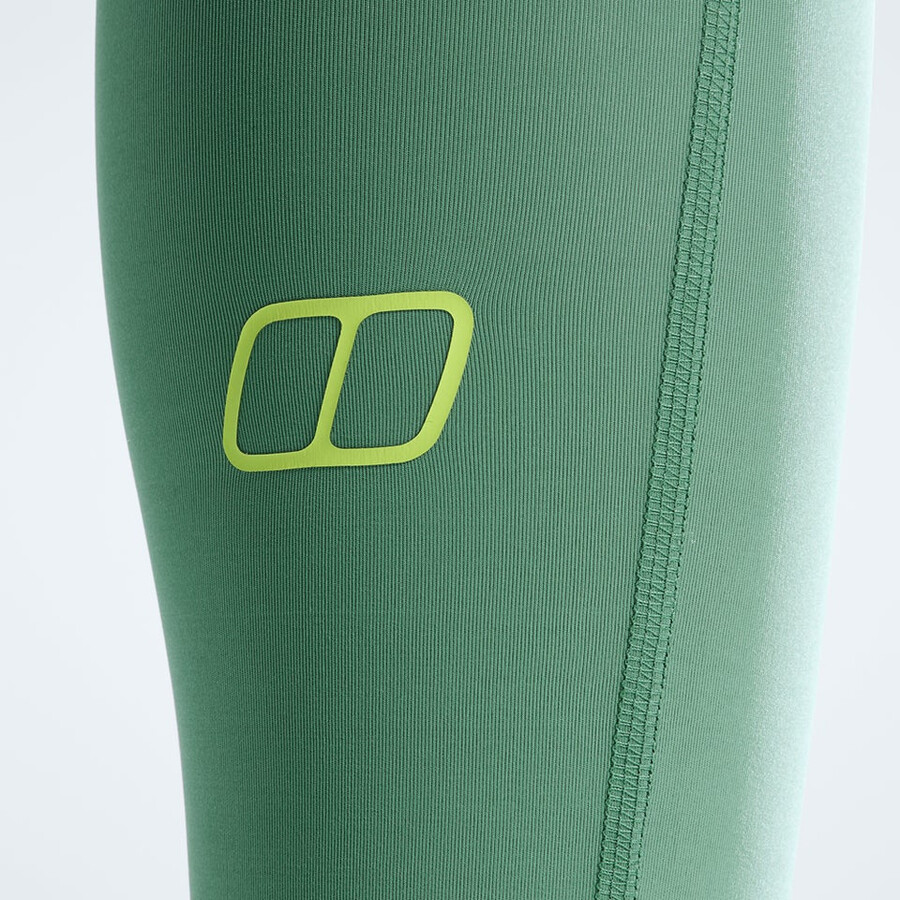 frauen farren leggings - green berghaus