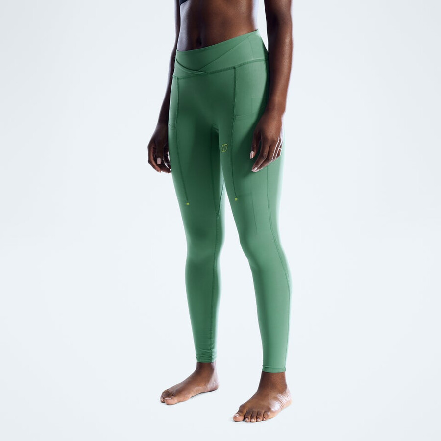 frauen farren leggings - green berghaus