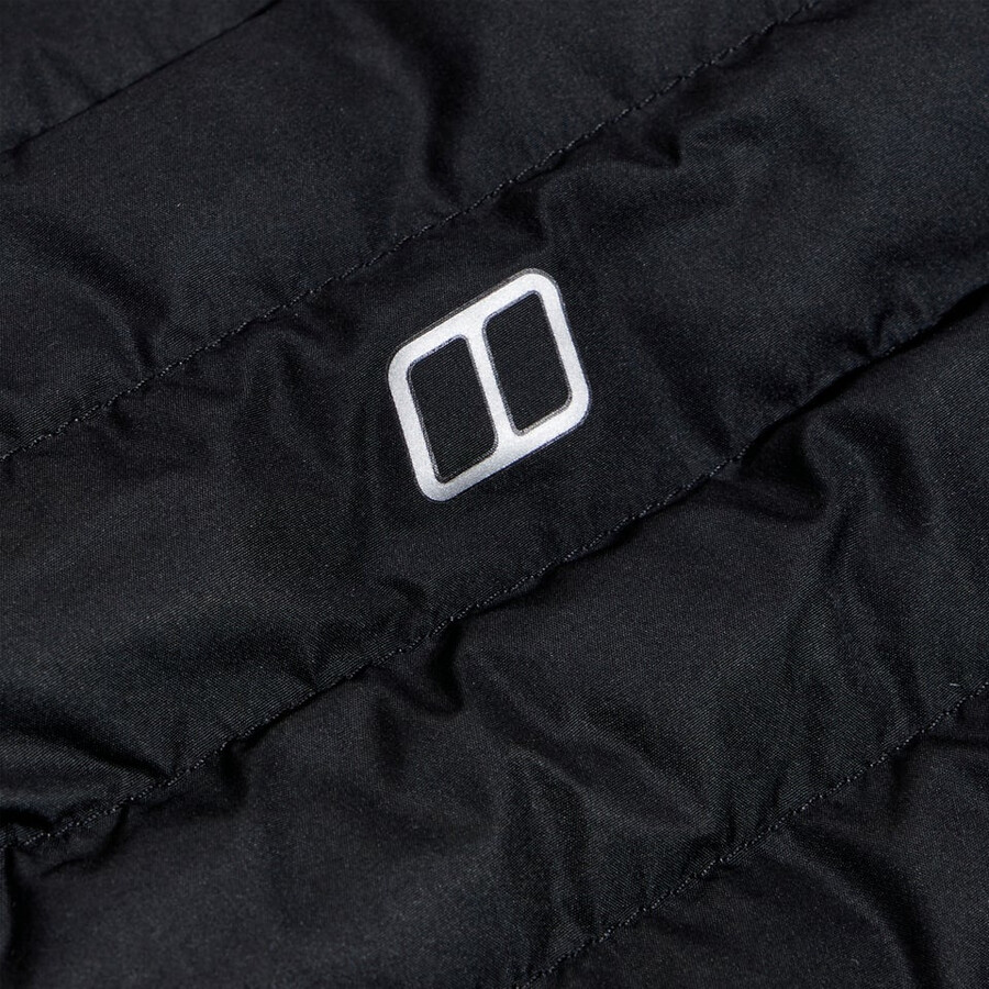 damen nula micro jacke - black die berghaus