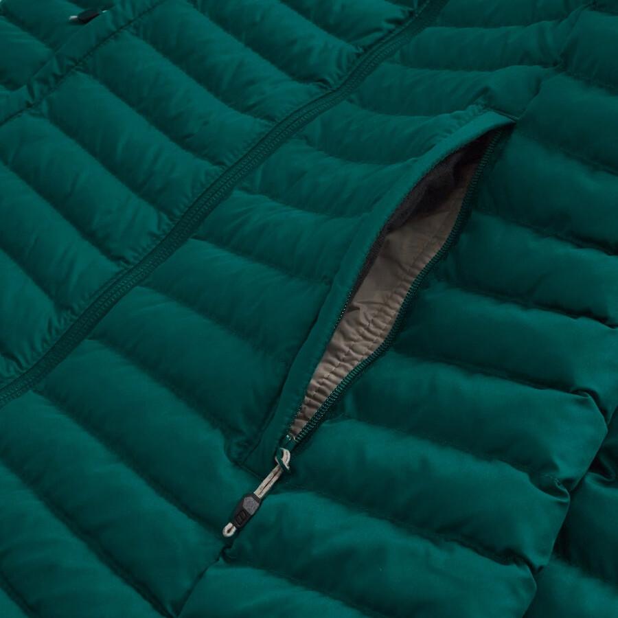 damen nula micro synthetisch isolierte jacke - grün berghaus