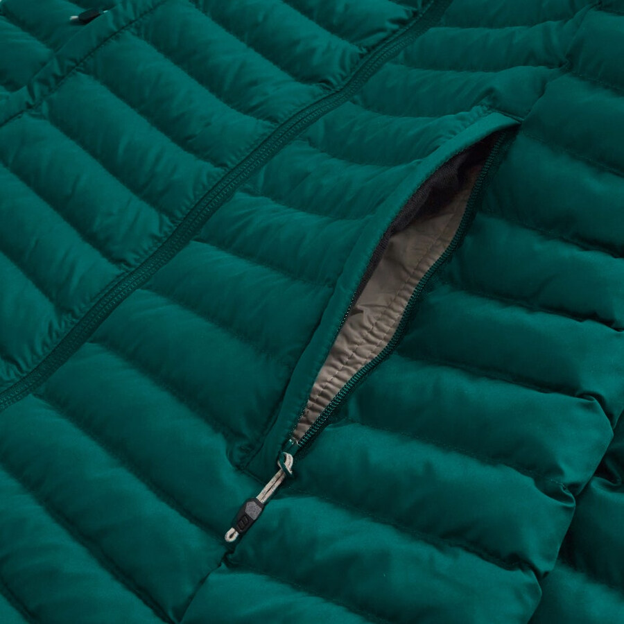 damen nula micro synthetisch isolierte jacke - grün berghaus
