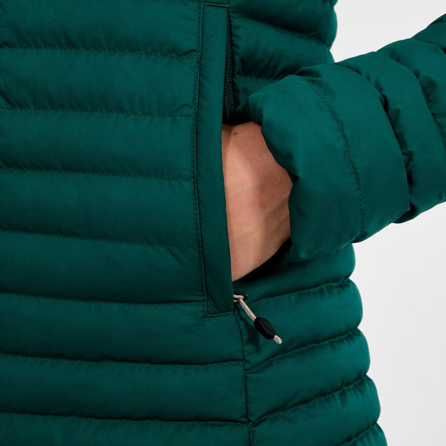 damen nula micro synthetisch isolierte jacke - grün berghaus