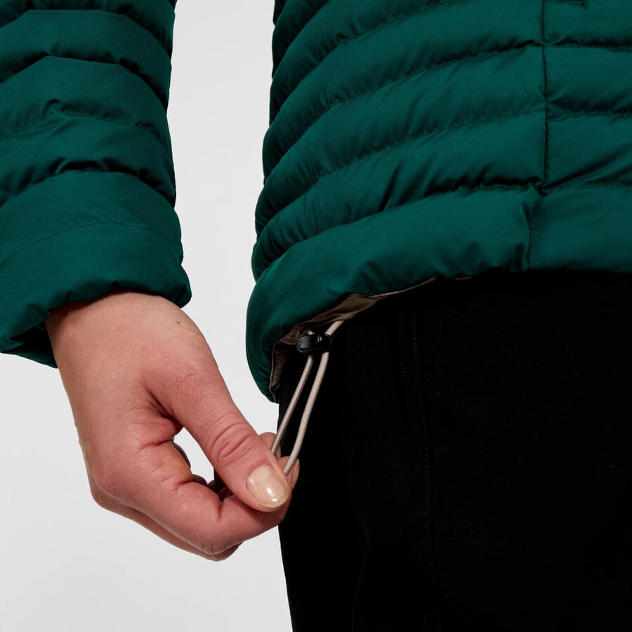 damen nula micro synthetisch isolierte jacke - grün berghaus
