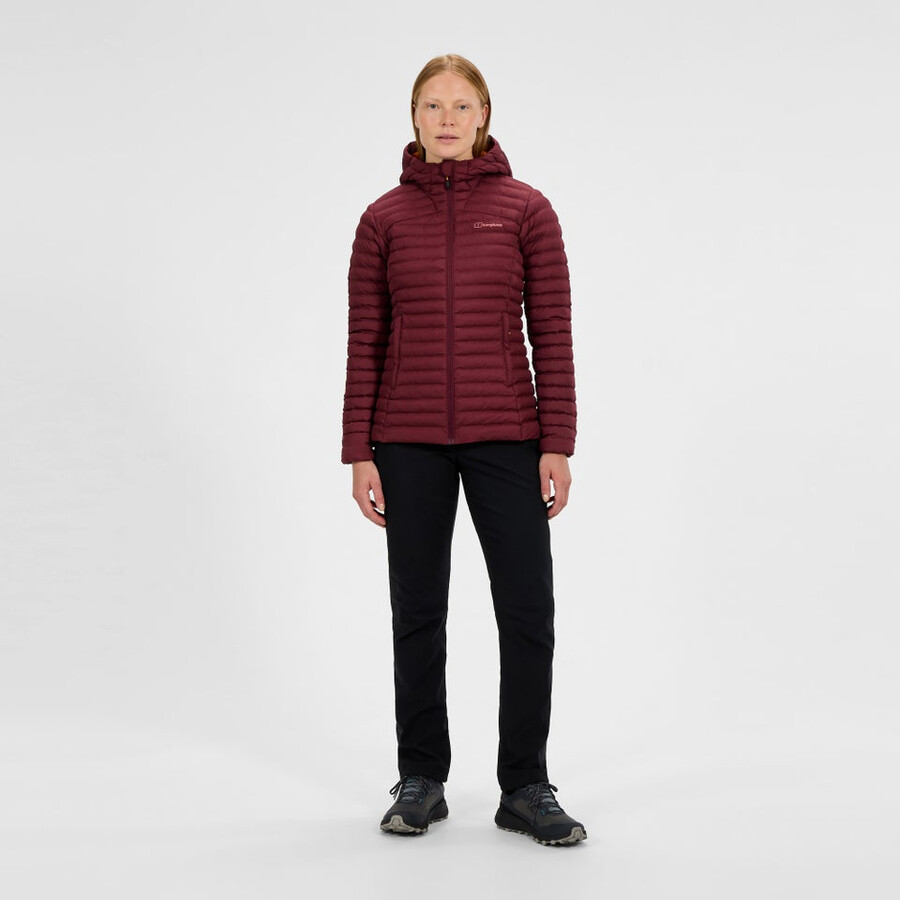 damen nula micro synthetic insulated jacket - red berghaus