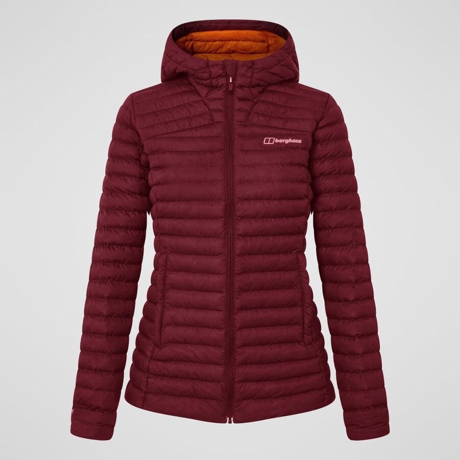 damen nula micro synthetic insulated jacket - red berghaus