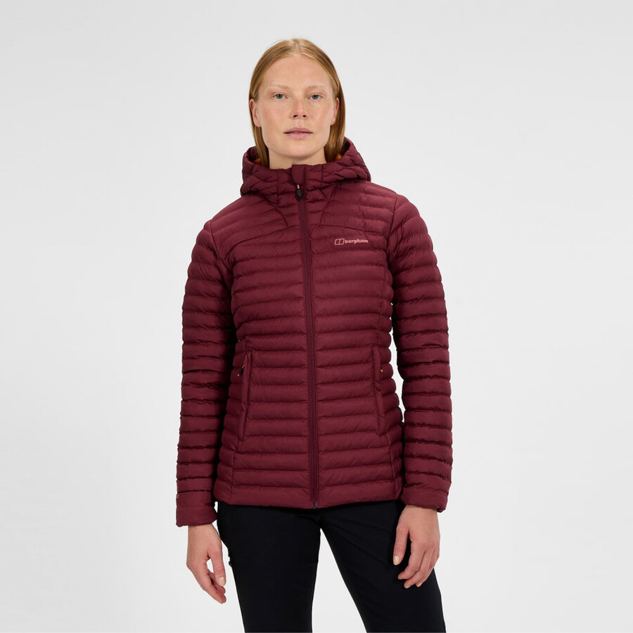 damen nula micro synthetic insulated jacket - red berghaus