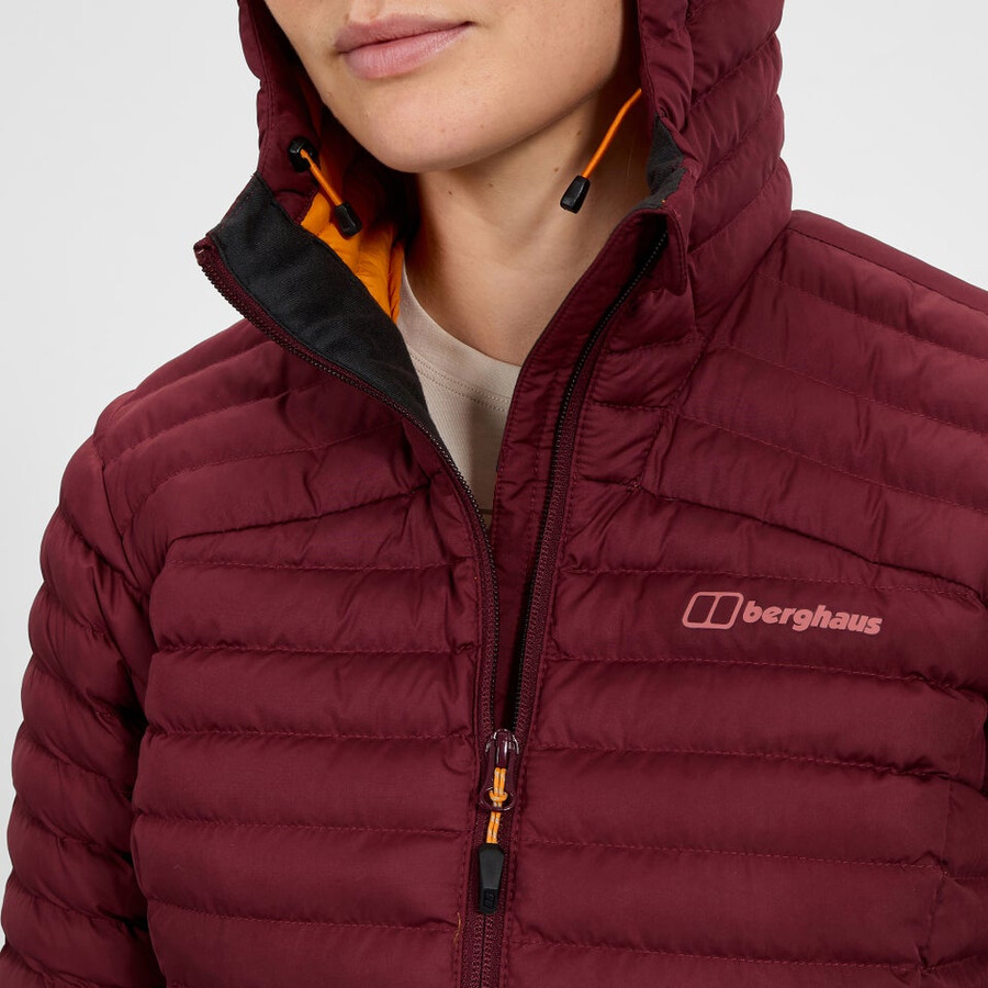 damen nula micro synthetic insulated jacket - red berghaus