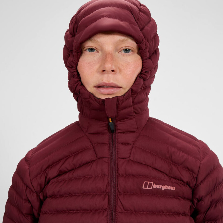 damen nula micro synthetic insulated jacket - red berghaus