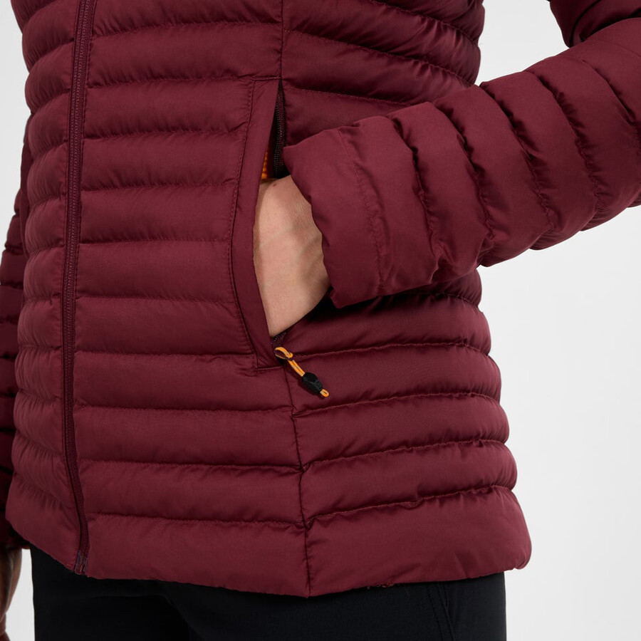 damen nula micro synthetic insulated jacket - red berghaus