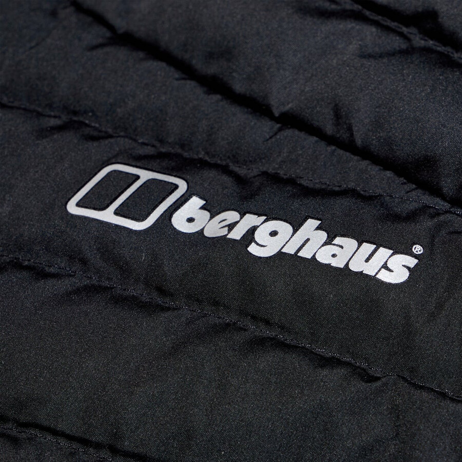 damen nula micro jacke lang schwarz berghaus