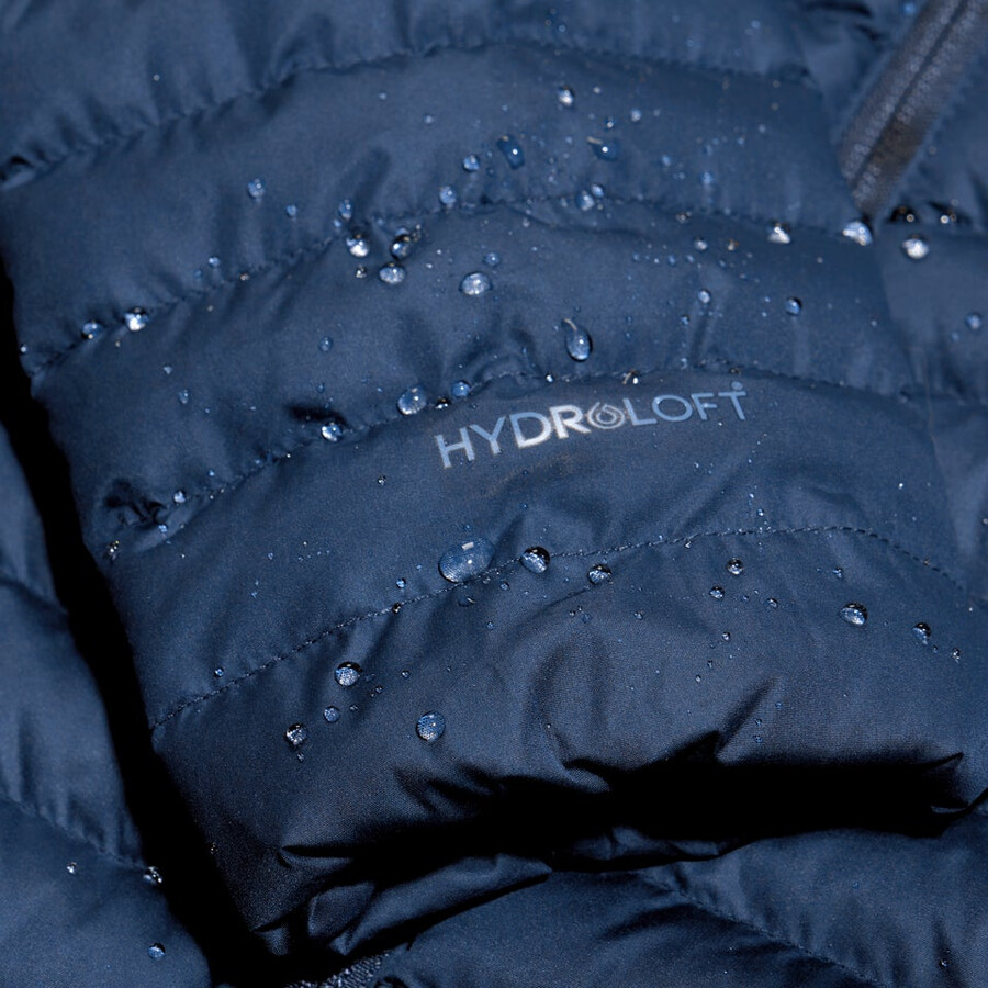 damen nula micro jacke langer - dark blue berghaus