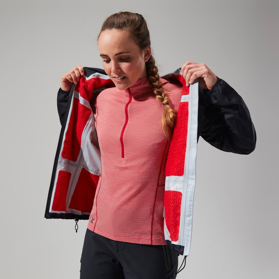 women s mtn guide hyper-alpha-jacke - schwarz berghaus