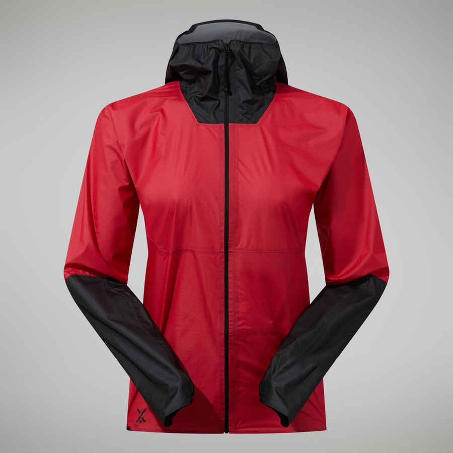 women s mtn guide hyper lt jacke - rotschwarz berghaus