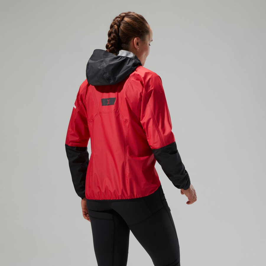 women s mtn guide hyper lt jacke - rotschwarz berghaus