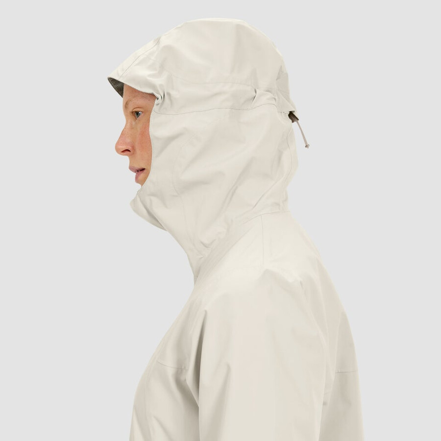 women s deluge pro 3.0-wasserdichte jacke - grau berghaus