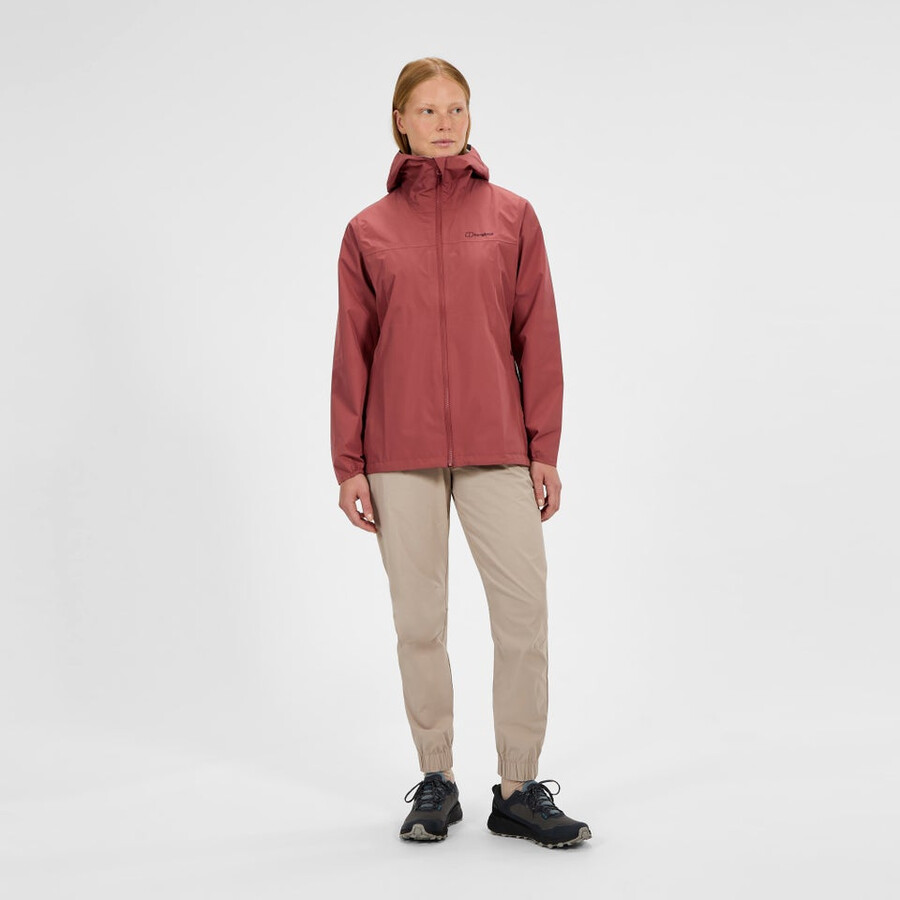women s deluge pro 3.0 waterproof jacket - red berghaus