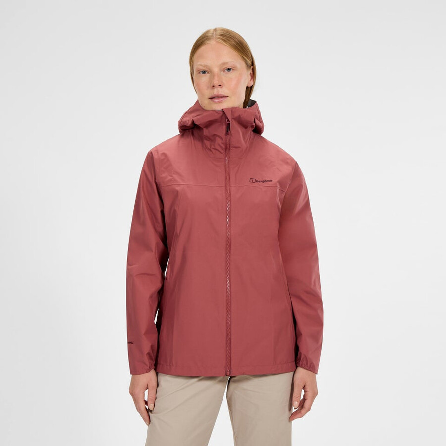 women s deluge pro 3.0 waterproof jacket - red berghaus