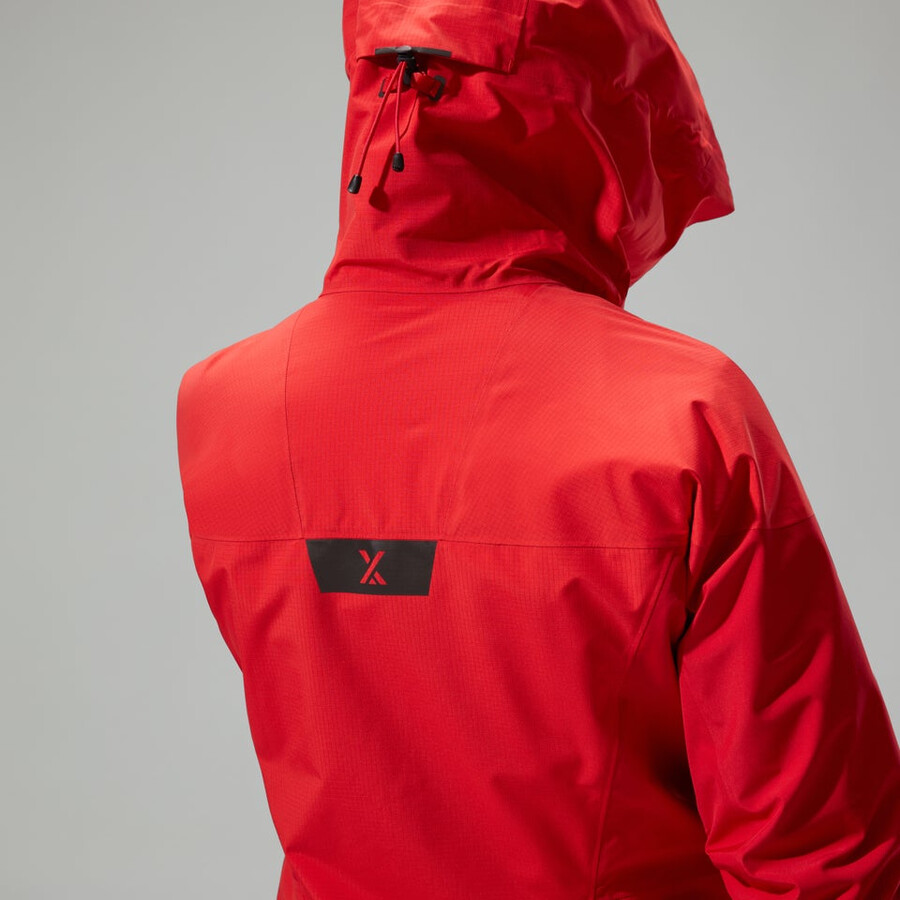 women s mtn guide alpine pro gore-tex jacke - rot berghaus