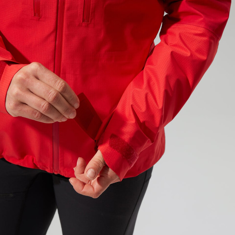 women s mtn guide alpine pro gore-tex jacke - rot berghaus