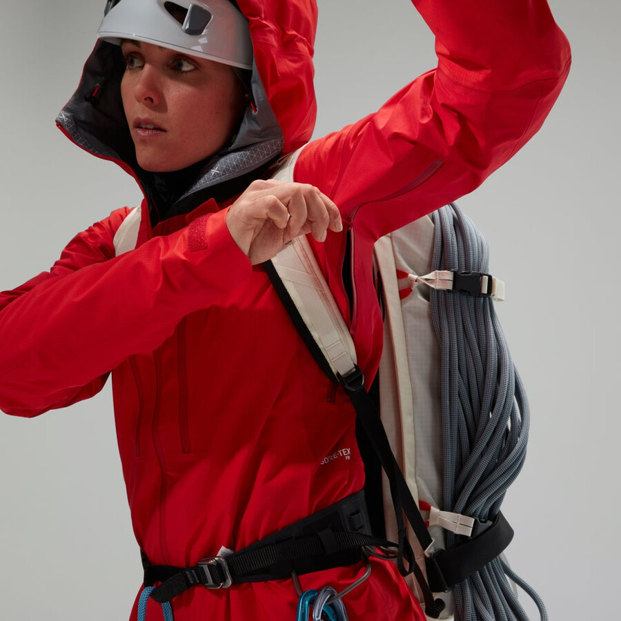women s mtn guide alpine pro gore-tex jacke - rot berghaus