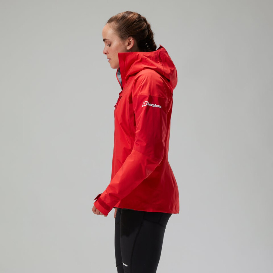 women s mtn guide alpine pro gore-tex jacke - rot berghaus