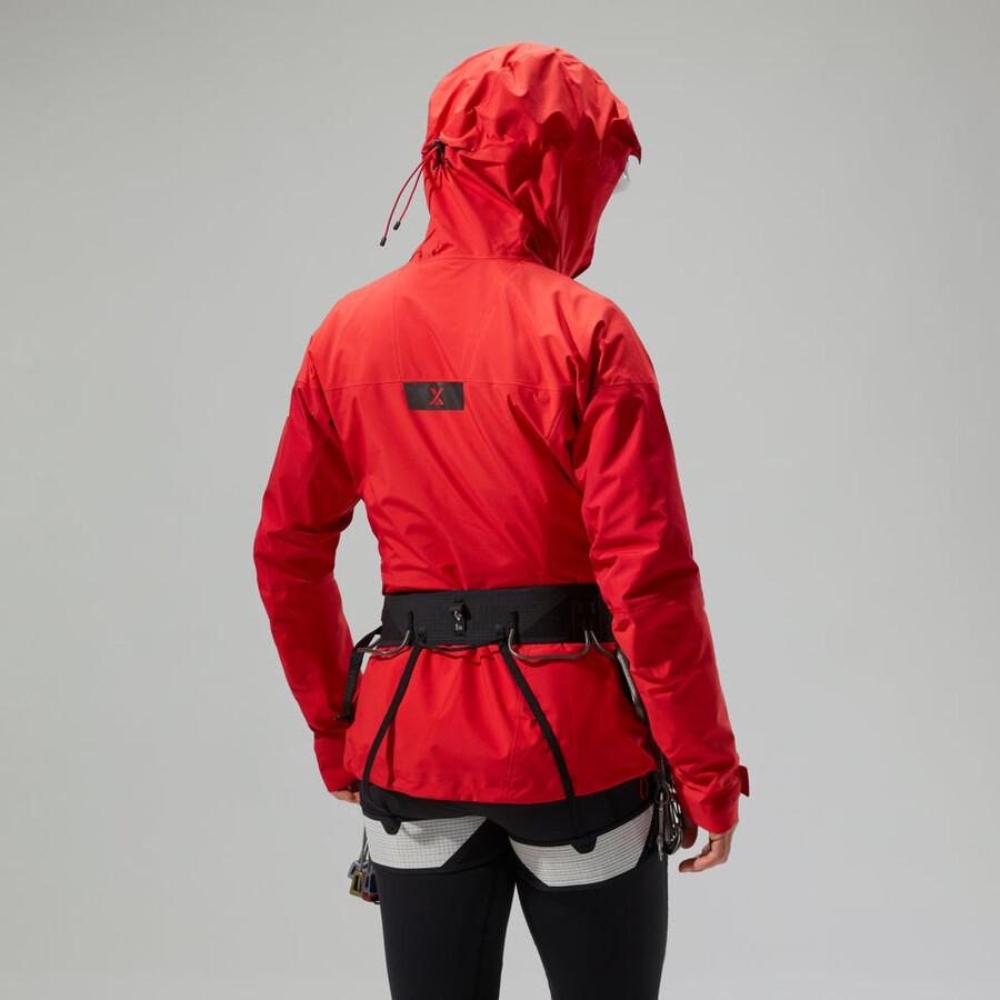 women s mtn guide alpine pro gore-tex jacke - rot berghaus