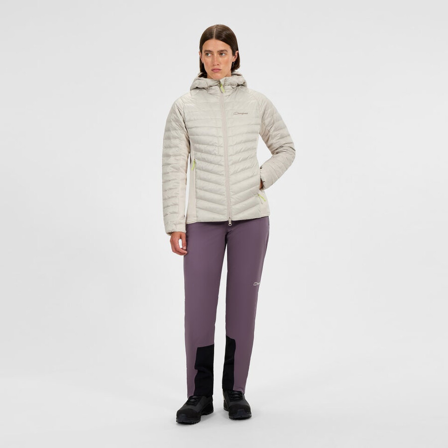 women s tephra 2.0 hooded insulated jacket - grey berghaus