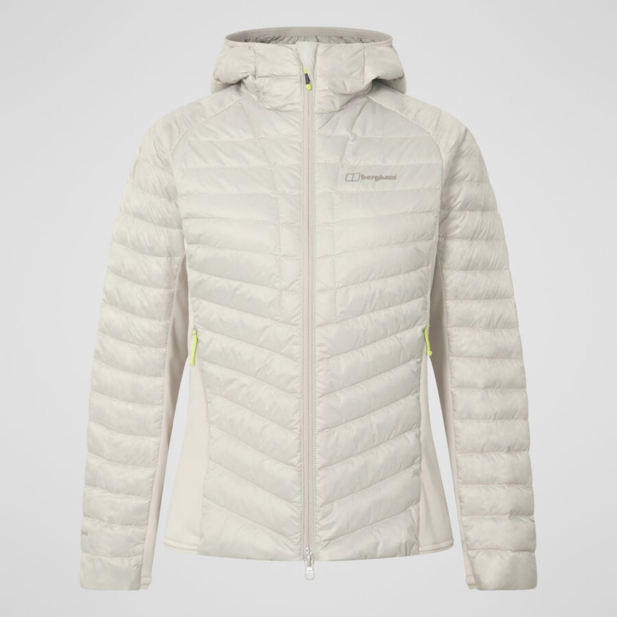 women s tephra 2.0 hooded insulated jacket - grey berghaus