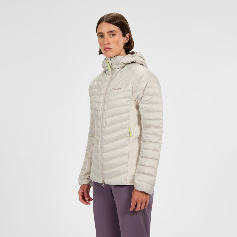 women s tephra 2.0 hooded insulated jacket - grey berghaus