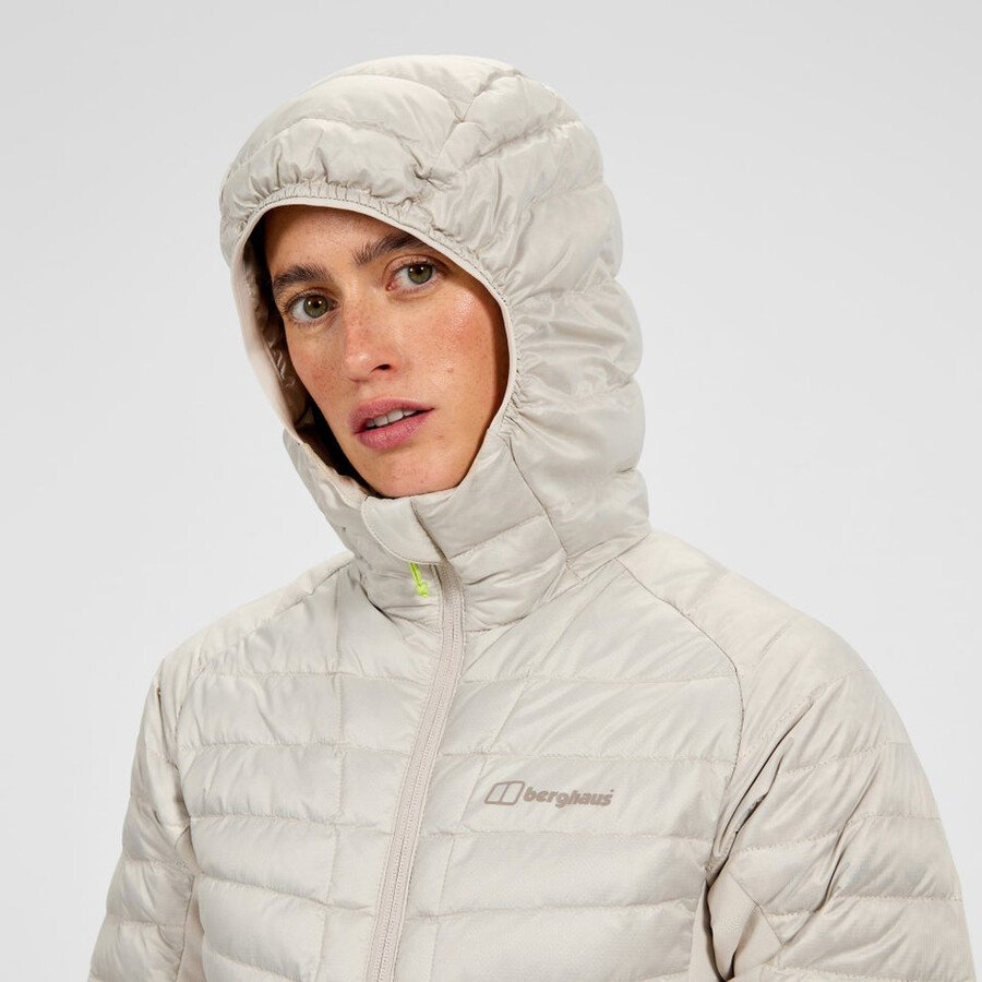 women s tephra 2.0 hooded insulated jacket - grey berghaus