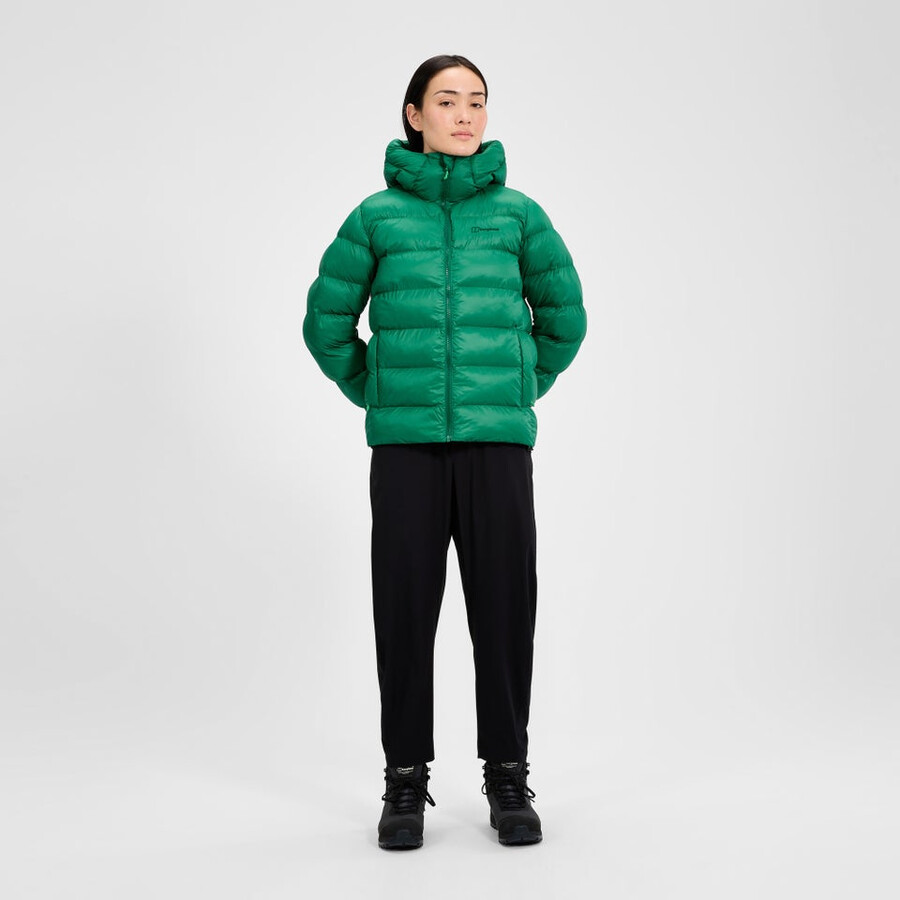 frauen ewden jacke - grün berghaus