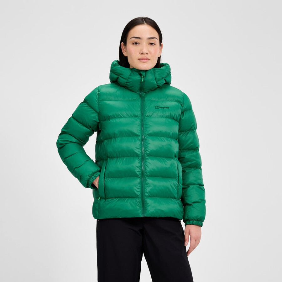 frauen ewden jacke - grün berghaus