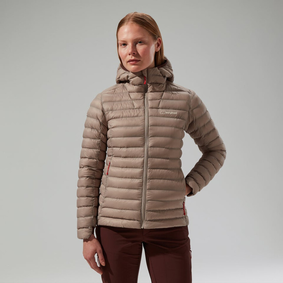 women s trail-nomad synthetisch isolierte jacke - braun berghaus