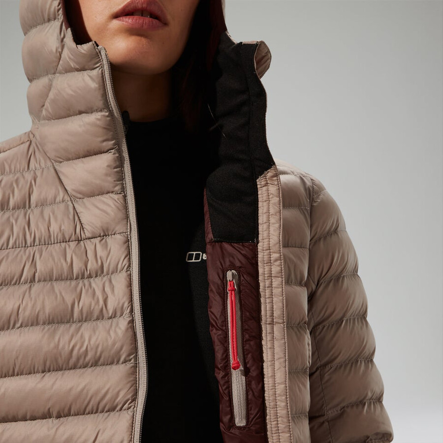 women s trail-nomad synthetisch isolierte jacke - braun berghaus