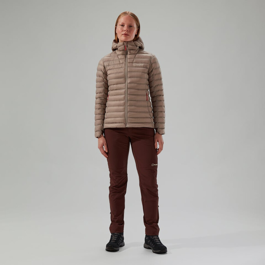 women s trail-nomad synthetisch isolierte jacke - braun berghaus