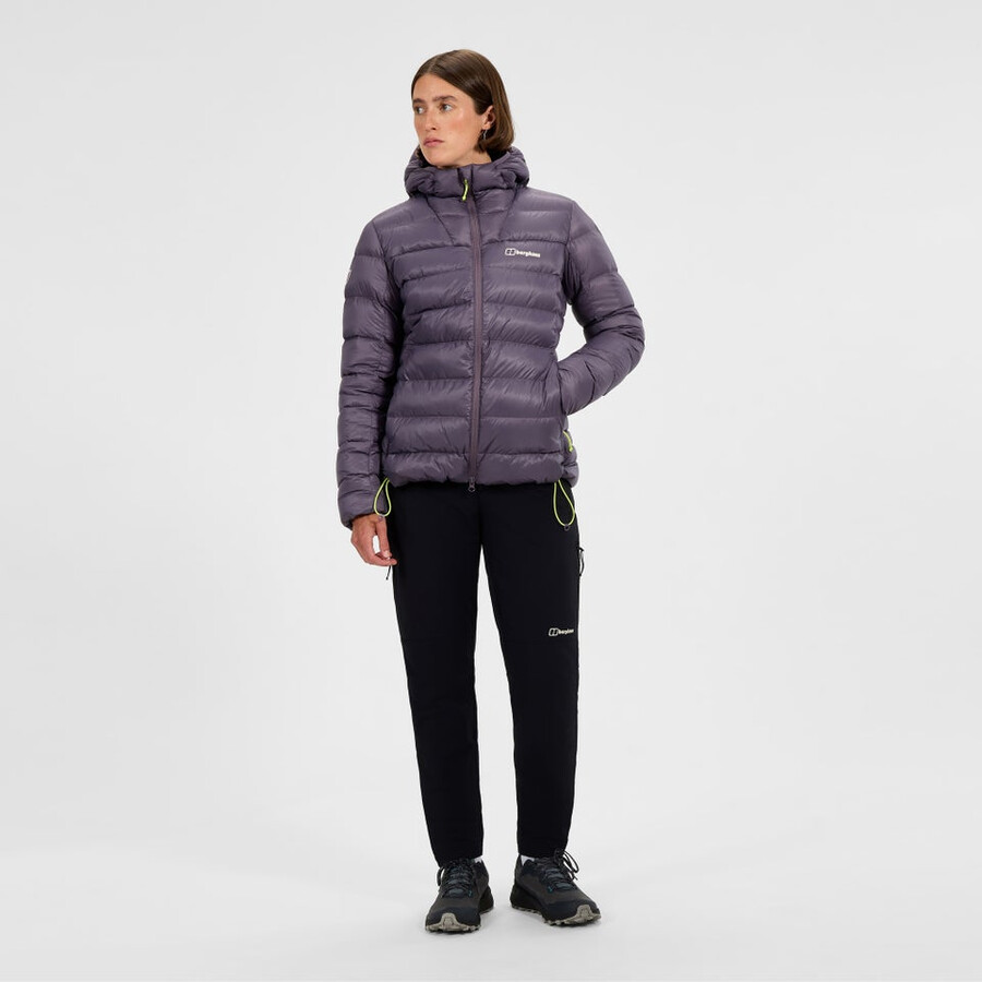 frauen s summit-nomad down jacket - purple berghaus