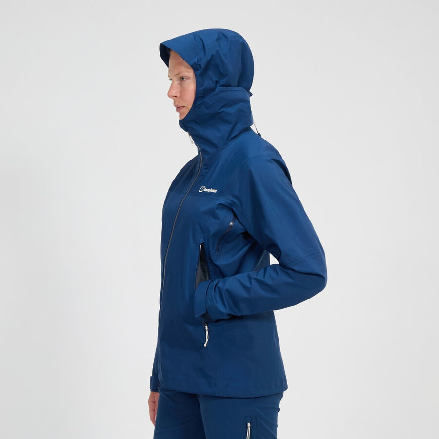 frauen s summit seeker gore-tex-jacke - blau berghaus