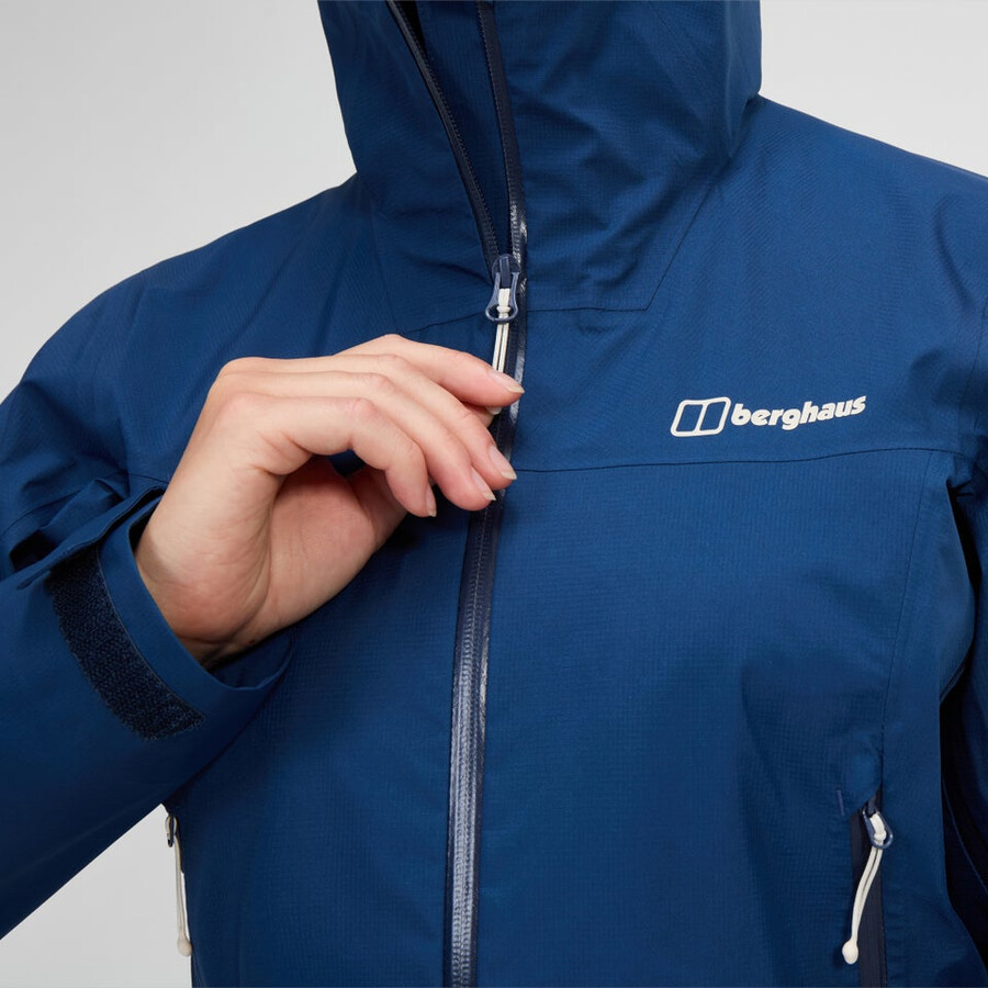 frauen s summit seeker gore-tex-jacke - blau berghaus